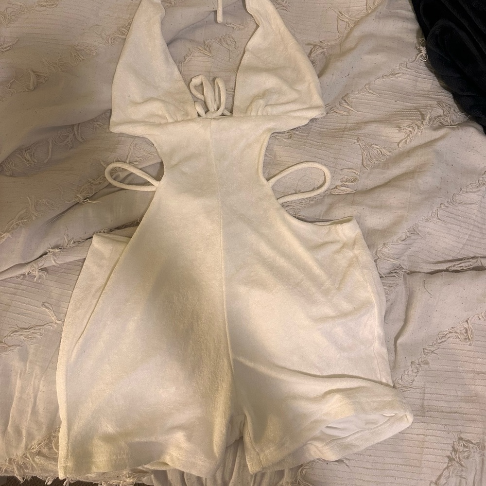 Open back romper